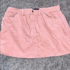 F21 corduroy skirt